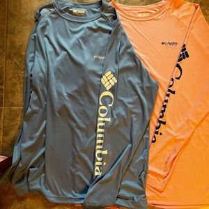 2 Columbia PFG Terminal Tackle Long sleeve shirts